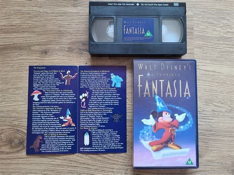 Walt Disneys Fantasia Vhs Video Cassette Uk Pal Version Ebay