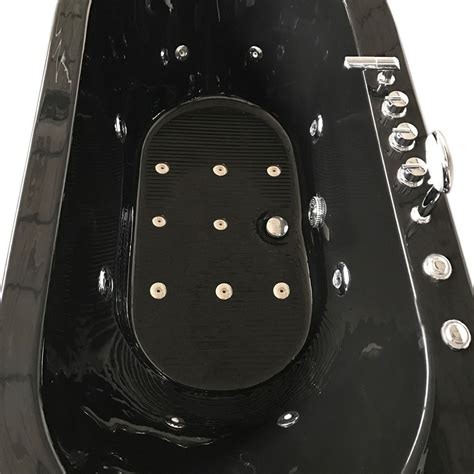 Overview of whirlpool bathtub jet types, their purpose and therapeutical massage effect. Whirlpool Freestanding Bathtub black hot tub - Cancun