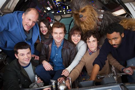 First Photo Cast And Crew Of Han Solo Star Wars Movie Take Controls Of