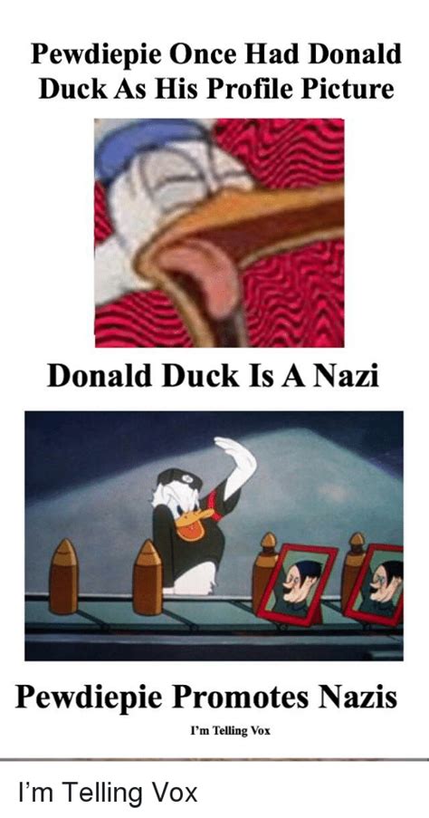 Pewdiepie Once Had Donald Duck As His Profile Picture Donald Duck Is A