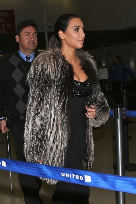 Kim Kardashian Airport Style Popsugar Fashion