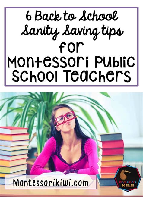 Sanity Saving Ideas For Back To School Public Montessori Montessori