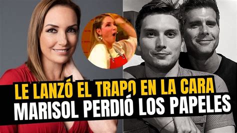 Marisol Aguirre Pierde La Paciencia Con Su Hijo Stefano Meier Y Le