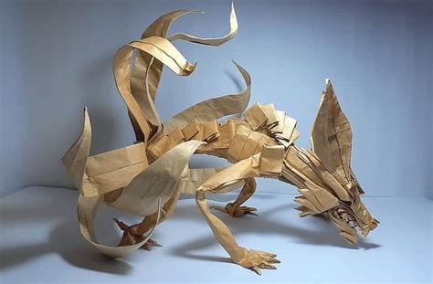 9 Tailed Fox Kurama Origami Something That Made As A Huge Fan Of
