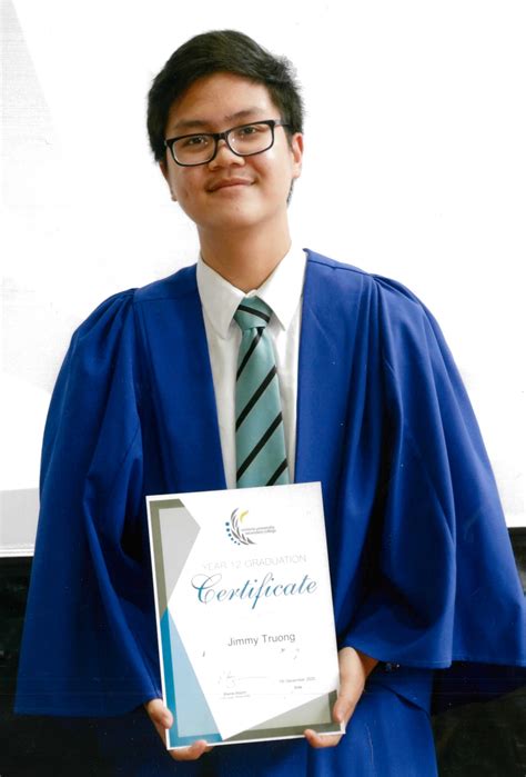 College Dux 2020 Victoria University Secondary College