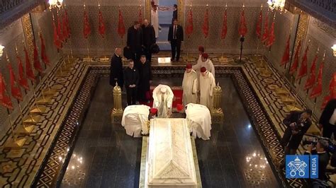Visit Of Pope Francis To The Mausoleum Of Mohammed V Royal Palace