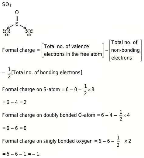 How To Calculate Formal Charge Of So3