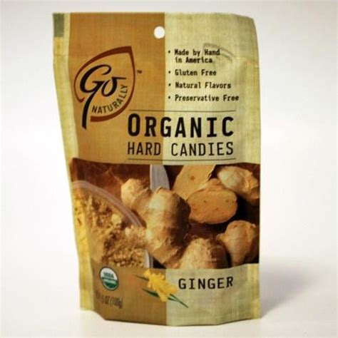 Go Naturally Ginger Hard Candy 6x35oz Sugar Free Candy Organic Recipes Organic Candy