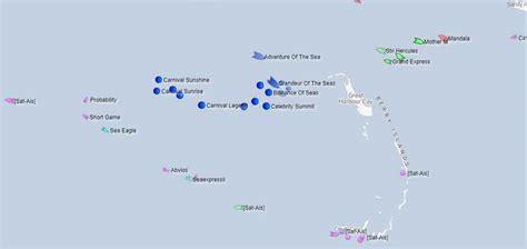 Cruise Ship Tracker Live Map Tracking Cruise Hive
