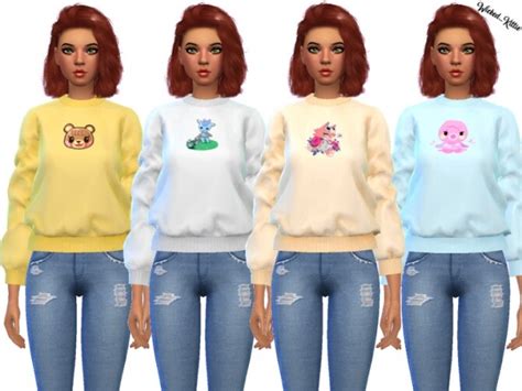 Isabelle Sweatshirt By Wickedkittie At Tsr Sims 4 Updates