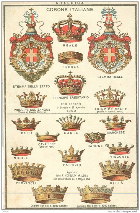 titoli nobiliari italiani gerarchia (808×1228) | Stemma di famiglia ...