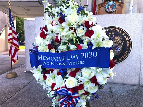 Memorial Day Wreath Laying Ceremony At Houston Va National Cemetery