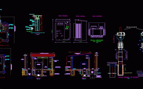Electrical Substation Dwg Detail For Autocad • Designs Cad
