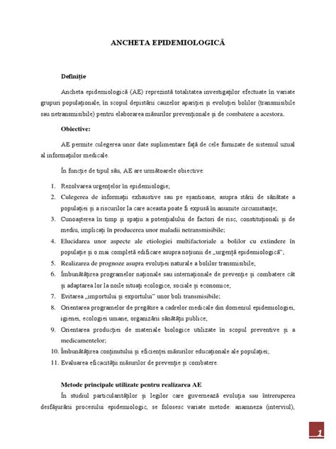 Ancheta Epidemiologica Pdf