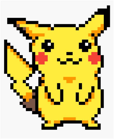 Pikachu Pixel Art Pixel Art Pokemon Easy Pixel Art Pixel Art Images