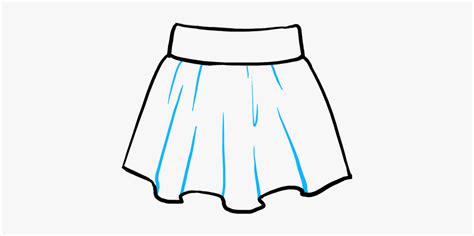 How To Draw A Pleated Skirt Easy Drawing Tutorial For Kids Vlrengbr