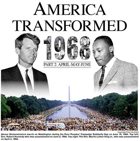 America Transformed 1968 Tragedies Threw Nation Into Further Turmoil