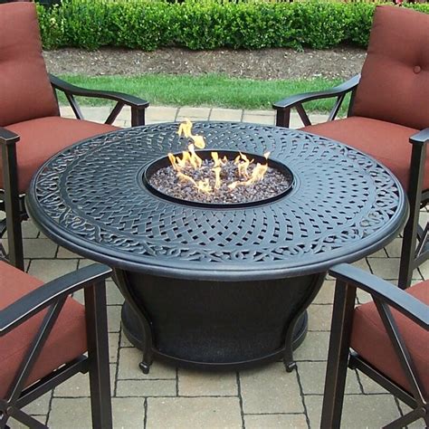 Cofee table 25 unique gas fire pit coffee table, source: Charlton Home® Zoraida Aluminum Gas Fire Pit Table and ...