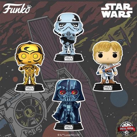 Les premières Funko POP Star Wars Retro Series Figurines POP