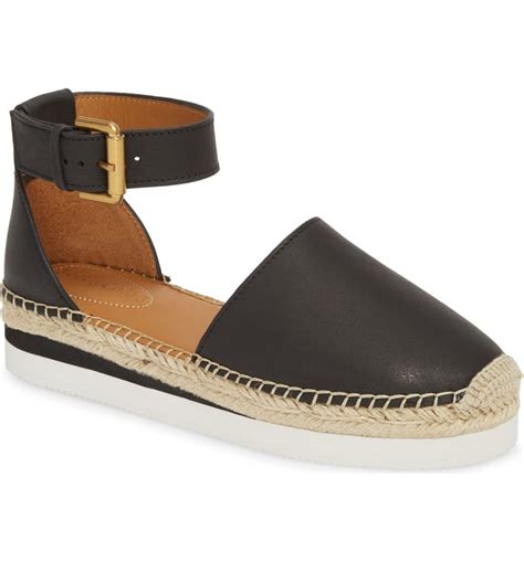 See by chloe glyn leather espadrille wedges | dillard's. See by Chloé Glyn Espadrille (Women | Espadrilles, See by ...