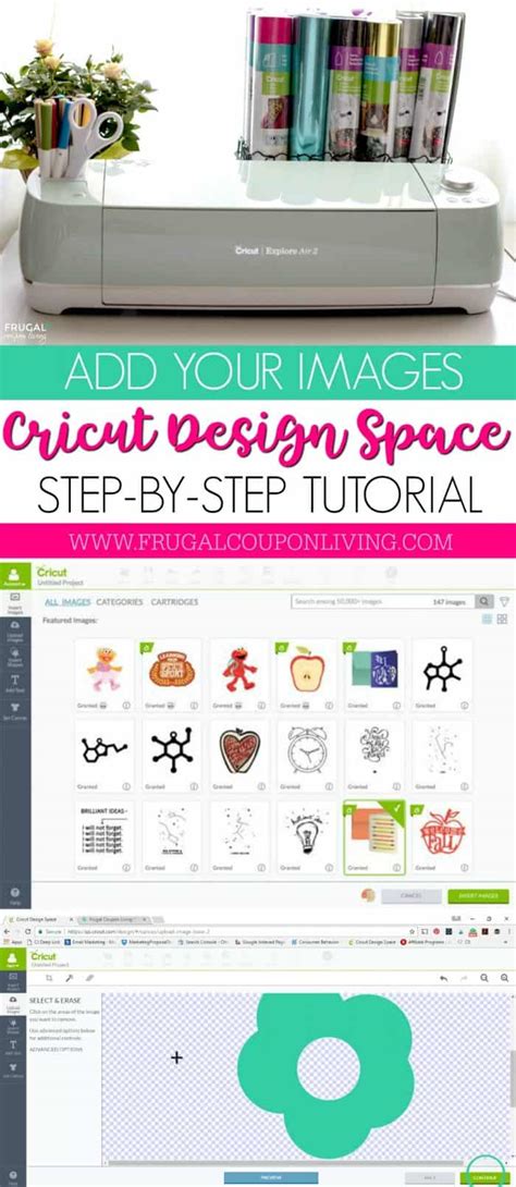 Cricut Tutorial How To Add Your Own Images To Cricut Design Space