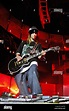 Tokio Hotel guitarist Tom Kaulitz pictured during a show of his band in ...