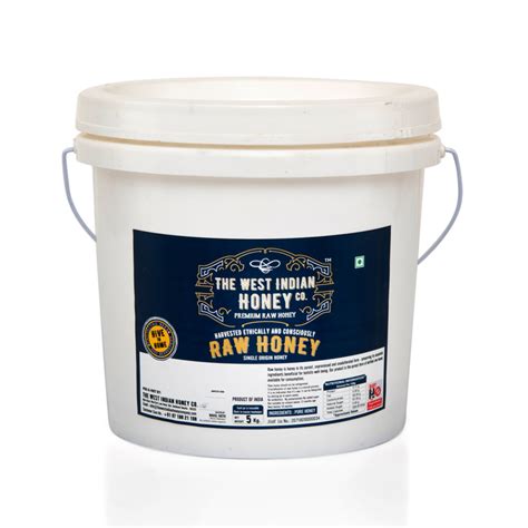 Buy 5 Kg Bucket Of Raw Unprocessed Honey 1 Unit From Brand The West