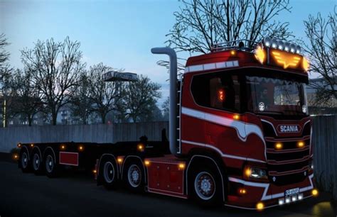 Ets2 Scania Next Gen Rands Stainless Steel Straight Exhaust Pipe V 10