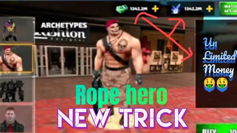 Rope Hero Unlimited Money 💲💰 Youtube