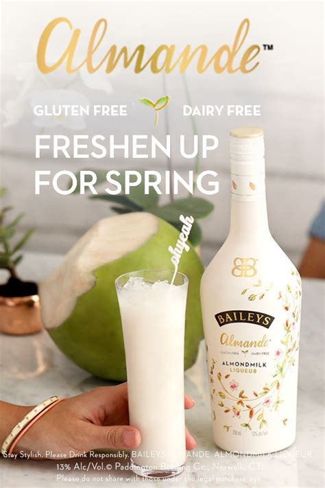 Grab Your Bottle Of Baileys Almande Our New Dairy Free Gluten Free