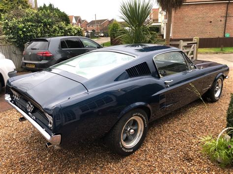 1967 Ford Mustang Fastback Nightmist Blue For Sale Car And Classic