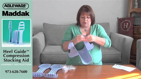 Ableware Heel Guide Compression Stocking Aid By Maddak Inc Assembly