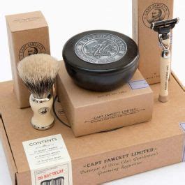 Shaving Gift Set Captain Fawcett Razor Brush Soap Beardstyle Ch