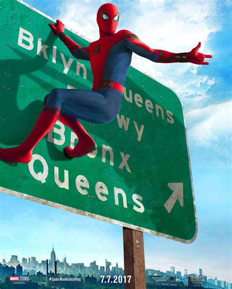 spider man homecoming 2017 poster 6 trailer addict