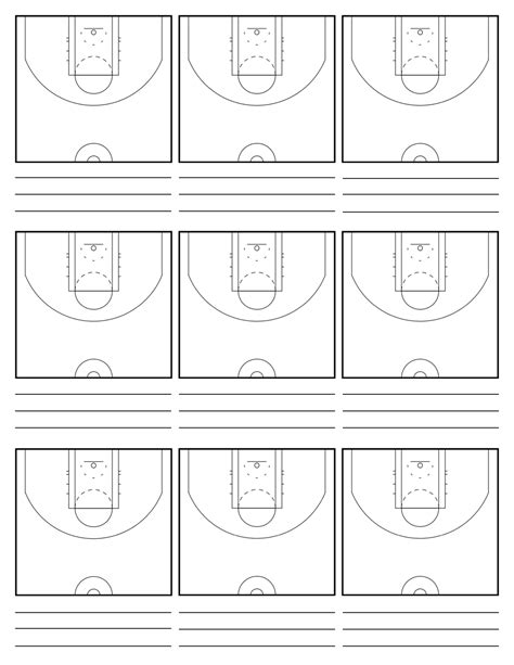 Custom Court Diagram Sheets Words On The Bounce