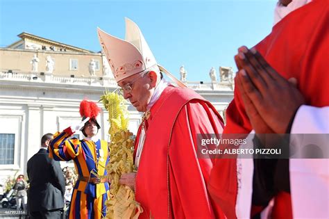 Pope Francis Leads The Palm Sunday Celebrations At St Peters Square