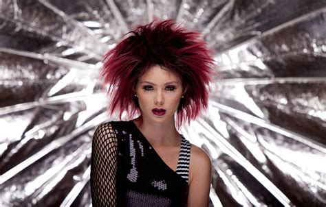Wallpaper Girl Punk Red Hair Images For Desktop Section девушки
