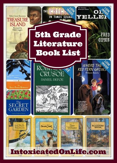 Veritas Press 5th Grade Literature Book List 5th Grade Books