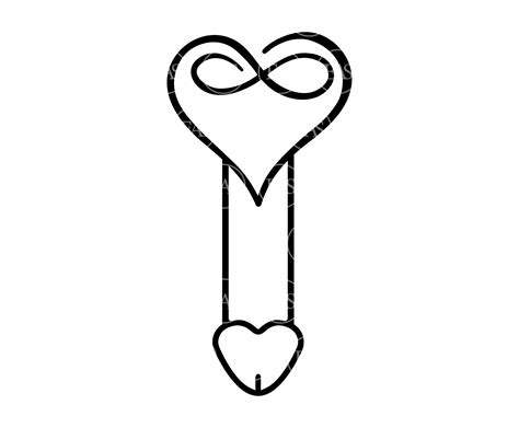 Infinity Heart Penis Svg Clip Art Vector Cut File For Etsy