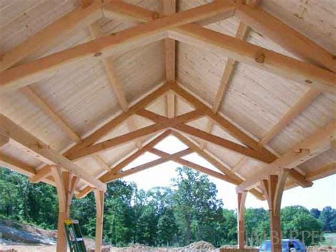 Scissor Trusses Timberpeg Post And Beam Timber Frame Joinery