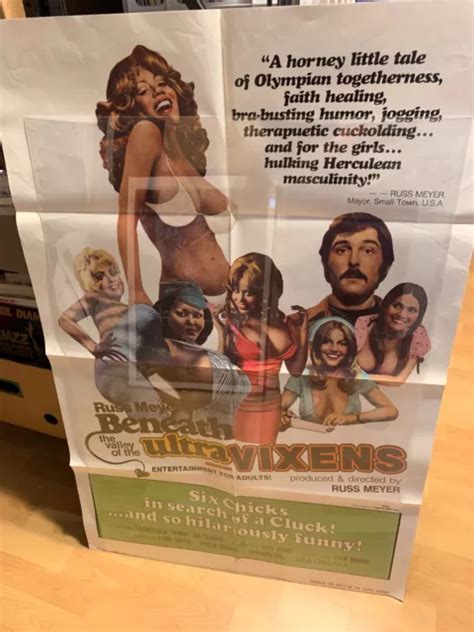 RUSS MEYER BENEATH The Valley Of ULTRA VIXENS Sexy Theatre Poster Orig PicClick