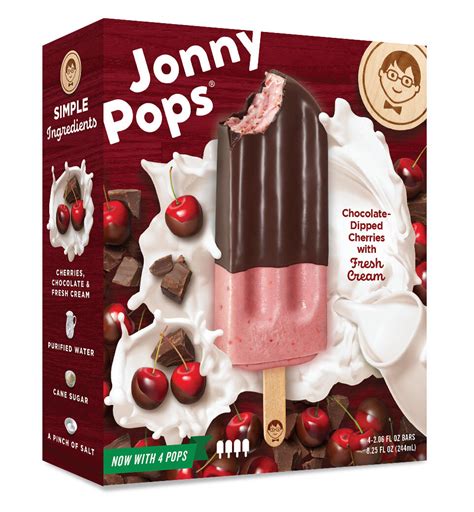 Chocolate Covered Cherry Ice Cream Bar Jonnypops©