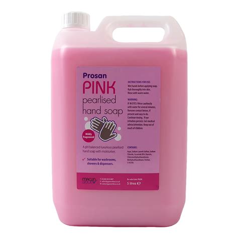 Luxury Pearlised Pink Hand Soap 5 Litre Hygiene4less