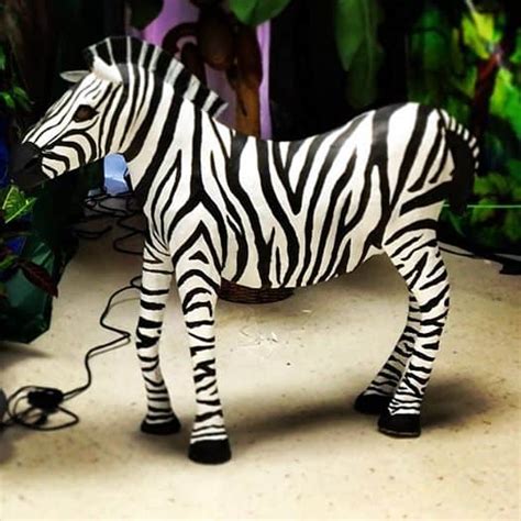 Paper Mache Zebra • Ultimate Paper Mache