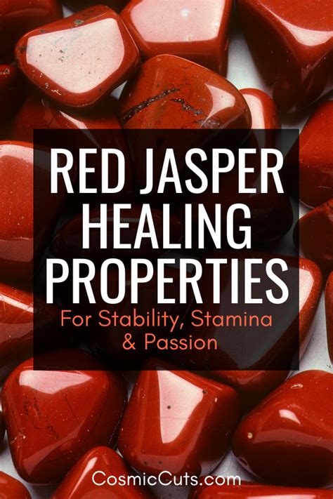 Red Jasper Healing Properties For Stability Stamina And Passion Cosmic