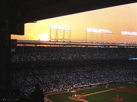 Wrigley Field Photos Wrigley Sunset