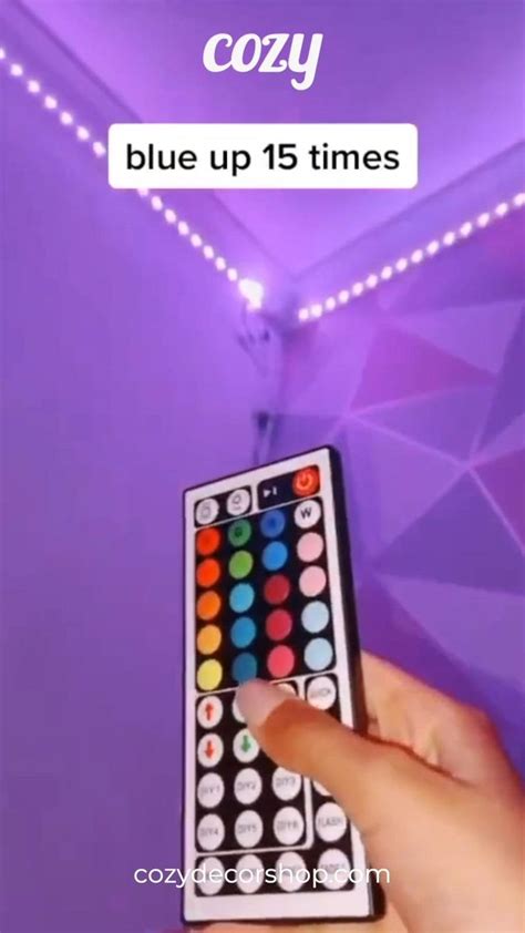 Then press the adjustment button. how to make purple with LED strip lights Video | Led ...
