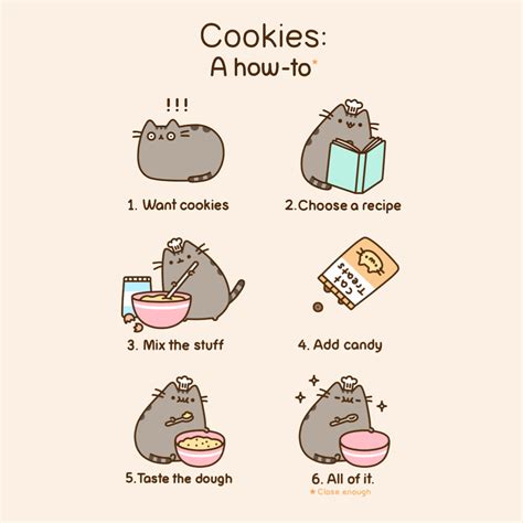 Pusheen How To Make Cookies Pusheen Cute Pusheen Cat