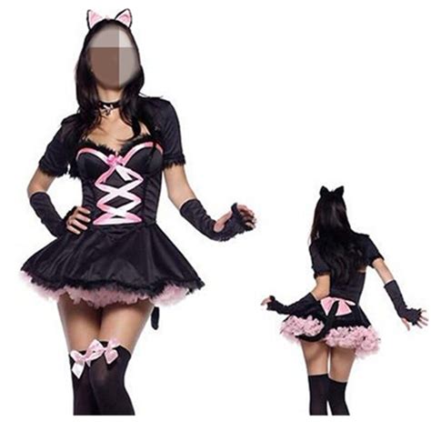 Sexy Cat Suits Adults Cute With Cloak Fancy Cosplay Costume For