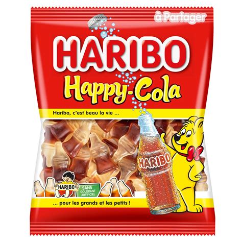 Bonbons Happy Cola HARIBO le sachet de 300 g à Prix Carrefour
